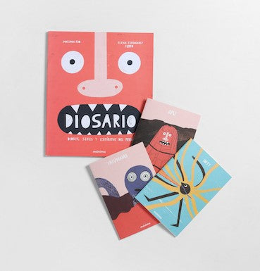 kit diosario: libro + cuadernos + máscaras