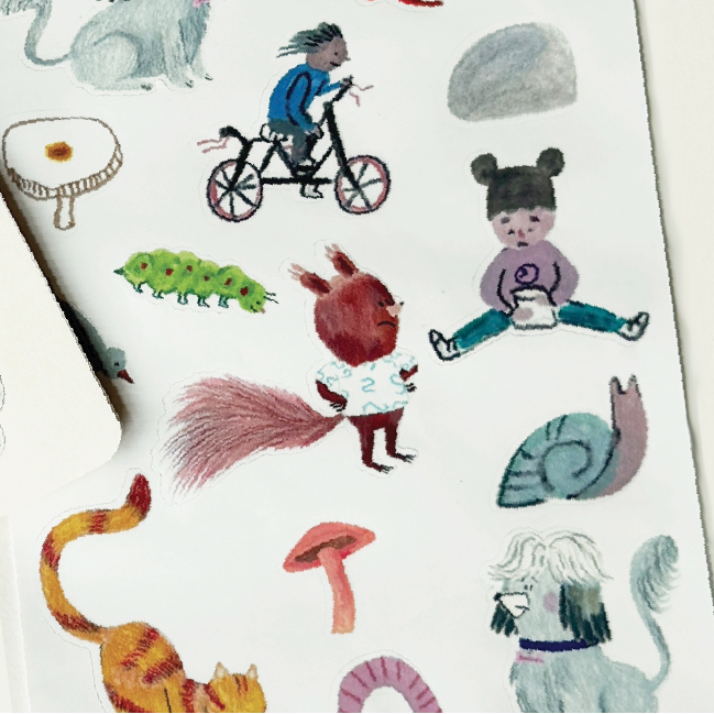 regalo: sticker Baltazar + Uli