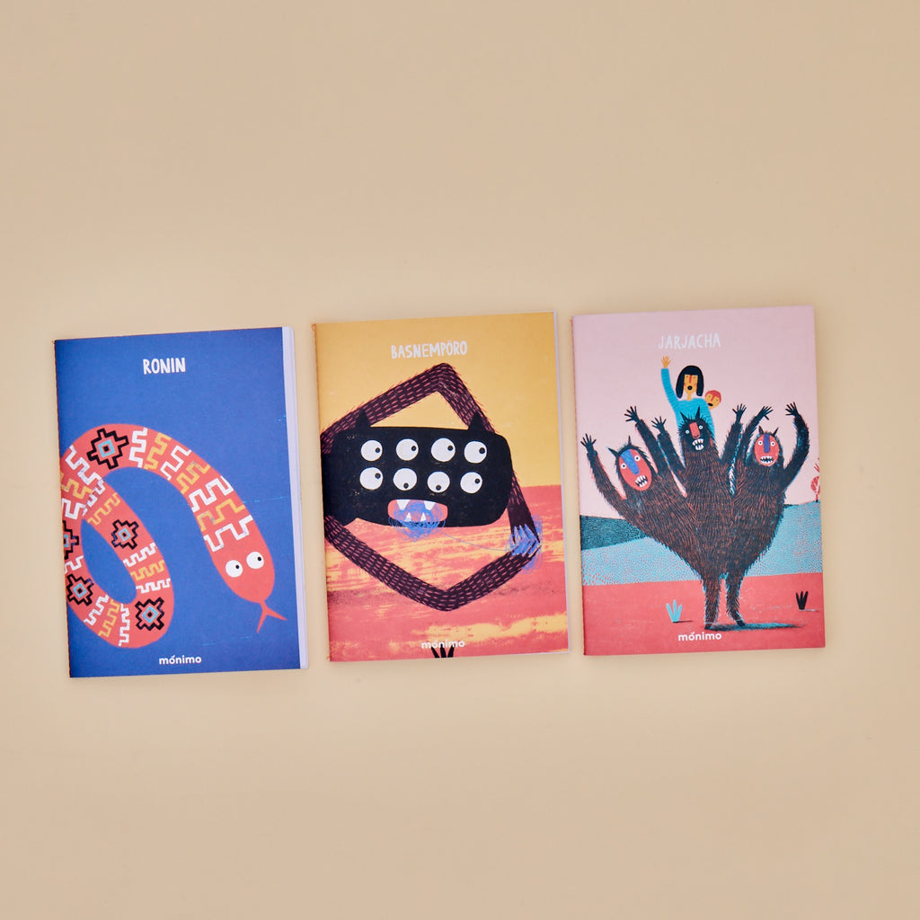 portada de cuadernos con 3 diseños 